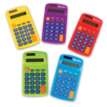 Rainbow Calculators - Set of 10