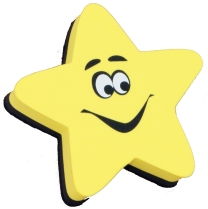 Shining Star Whiteboard Eraser