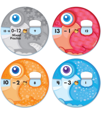 Subtraction Maths Wheels