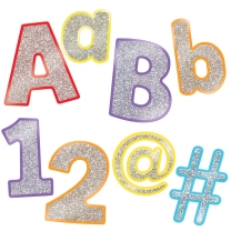 Rainbow Glitter Alphabet Lettering - 10cm