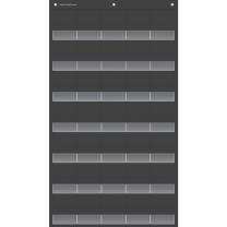 Black Classroom Management Pocket Chart