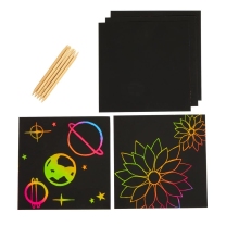 Scratch Art Boards - Pack of 25