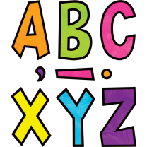 Brights 4Ever Fun Font Alphabet Lettering - 18cm