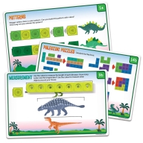 Mathlink Cubes Dino Time Activity Set