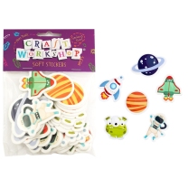 Outer Space Foam Stickers - Pack of 30