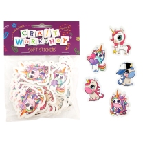 Unicorn Foam Stickers - Pack of 30