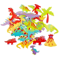 Dinosaur Foam Stickers - Pack of 32