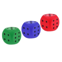 Jumbo Foam Dot Dice - Set of 3