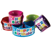 Happy Birthday Slap Wristbands