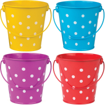 Polka Dots Classroom Buckets