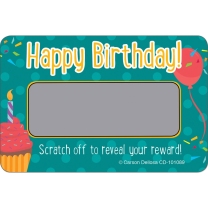 Happy Birthday! Scratch Off Award