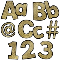 Gold Glitter Alphabet Lettering - 10cm