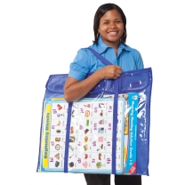 Deluxe Bulletin Board Storage Pocket Chart Storage