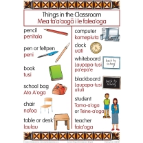 Things in the Classroom Samoan Bilingual Chart