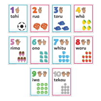 Nga Tau 1-10 Number Cards