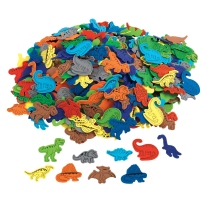 Dinosaur Foam Shapes - Pack of 500