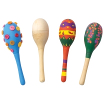 Decorate Your Own Maracas - Pack of 12