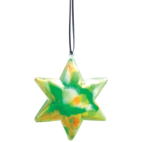 Clear Star Ornaments - Pack of 12