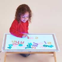 Translucent Rainbow Letters