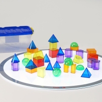 Translucent 3D Geometric Shapes