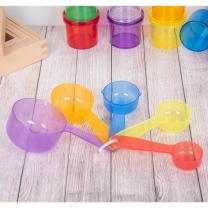 Translucent Colour Measuring Cups