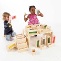 Rainbow Bricks - Set of 36