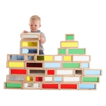 Rainbow Bricks - Set of 36