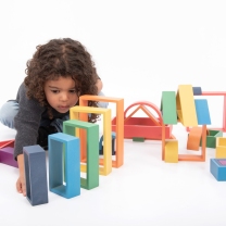 Rainbow Wooden Blocks