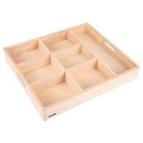 Wooden Sorting Tray - 7 way