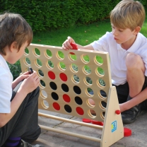 Giant Wooden Connect 4 Game