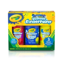 Washable Finger Paint - Pack of 3