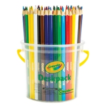 Crayola Triangular Coloured Pencils Deskpack - Pack of 48