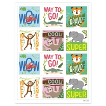 Jungle Friends Reward Stickers