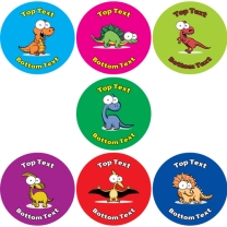 Googley Dinos Personalised Stickers