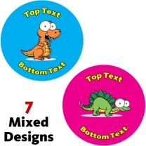 Googley Dinos Personalised Stickers