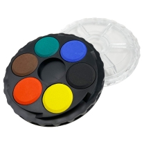 Watercolour Paint Palette Set - 6 colours