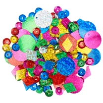 Hologram Sequin Shapes - 150g