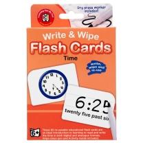 Telling Time Write & Wipe Flash Cards