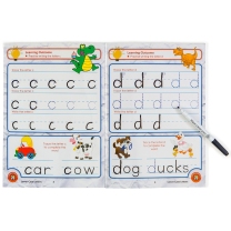 Lowercase Letters Wipe-Clean Activity Book