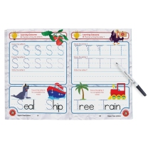 Uppercase Letters Wipe-Clean Activity Book