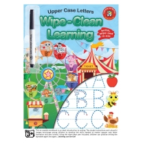 Uppercase Letters Wipe-Clean Activity Book