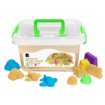 Natural Sensory Sand with Moulds - 2kg