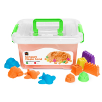 Orange Sensory Sand with Moulds - 2kg