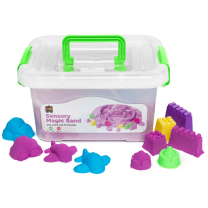 Purple Sensory Sand with Moulds - 2kg