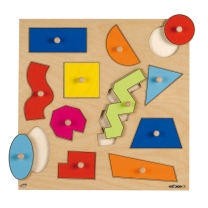 Geometric Shapes Peg Puzzle