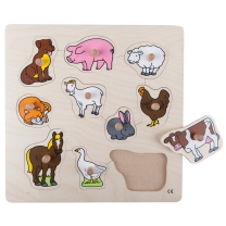 Farm Animals Peg Puzzle