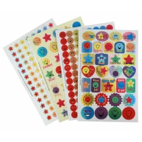 Stars and Smiles Sparkle Sticker Pad