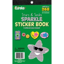 Stars and Smiles Sparkle Sticker Pad