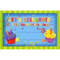 Let's Celebrate - Birthday Certificates