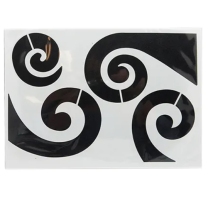 Koru Stencil